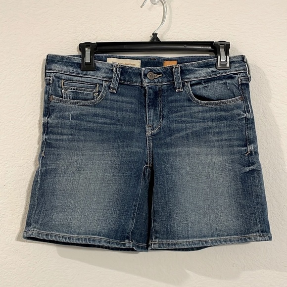 Pilcro Anthropologie Women Jean Shorts Size 26 Denim Distressed Causal Bohemian - Picture 4 of 15
